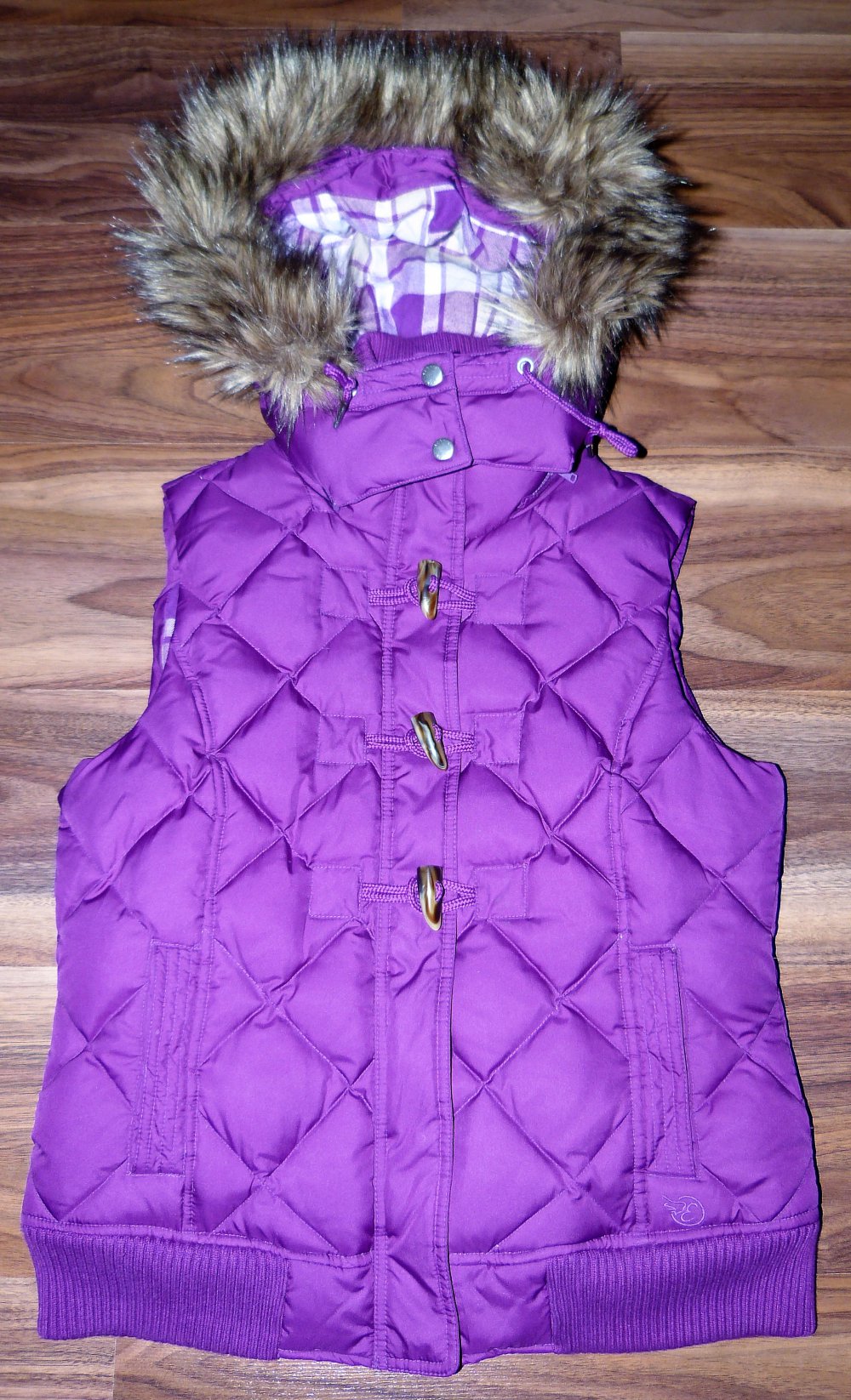 Daunenweste Esprit 42 Weste lila Fell