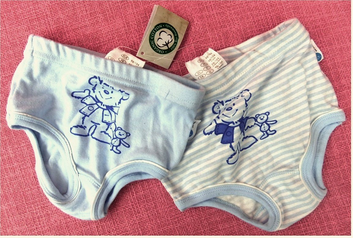2 Baby-Slips / Schlüpfer / Unterhosen - Gr. 98 / 104 - Neu