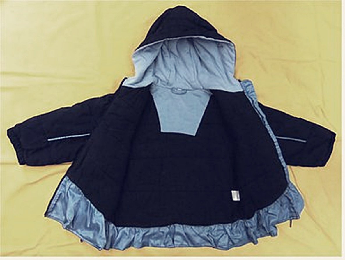 gefütterte Jacke für Jungen , Simpey Side Blue - Farbe blau , Gr. 116
