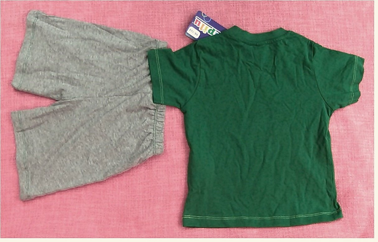 Jungen Shorty , Nachtwäsche Pyjama, Schlafanzug - Baumwolle - Gr. 98/104  -  2-4 Jahre  -  Neu