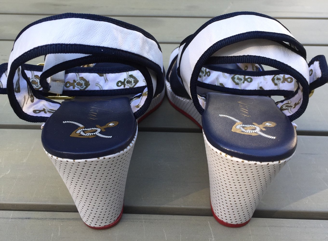 Le Coq Sportiv WEDGES Sandale Keilabsatz MARITIM Gr. 40