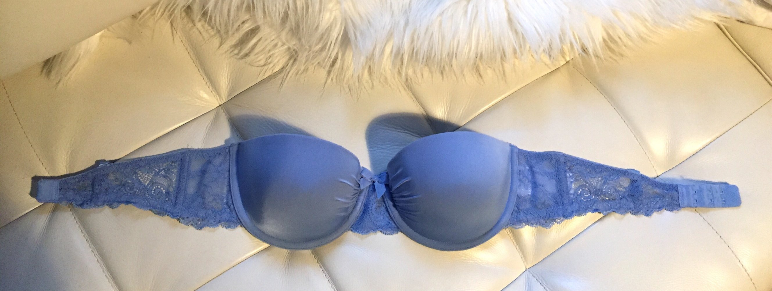 H&M Bandeau BH hellblau 75 C