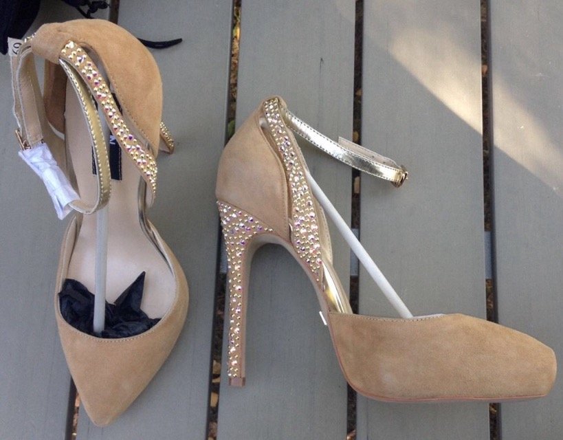 JANIKO Riemchen PUMPS Paris BLINGBLING Gr. 38 (37)