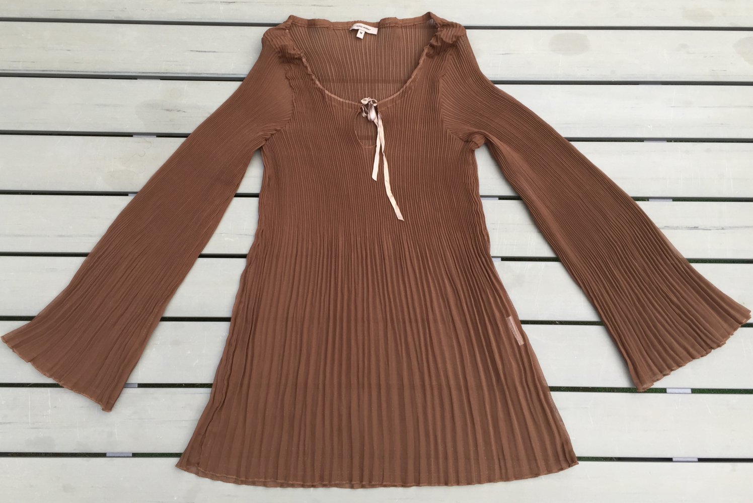 VERO MODA Plissé TUNIKA Bluse Gr. M (wie S)