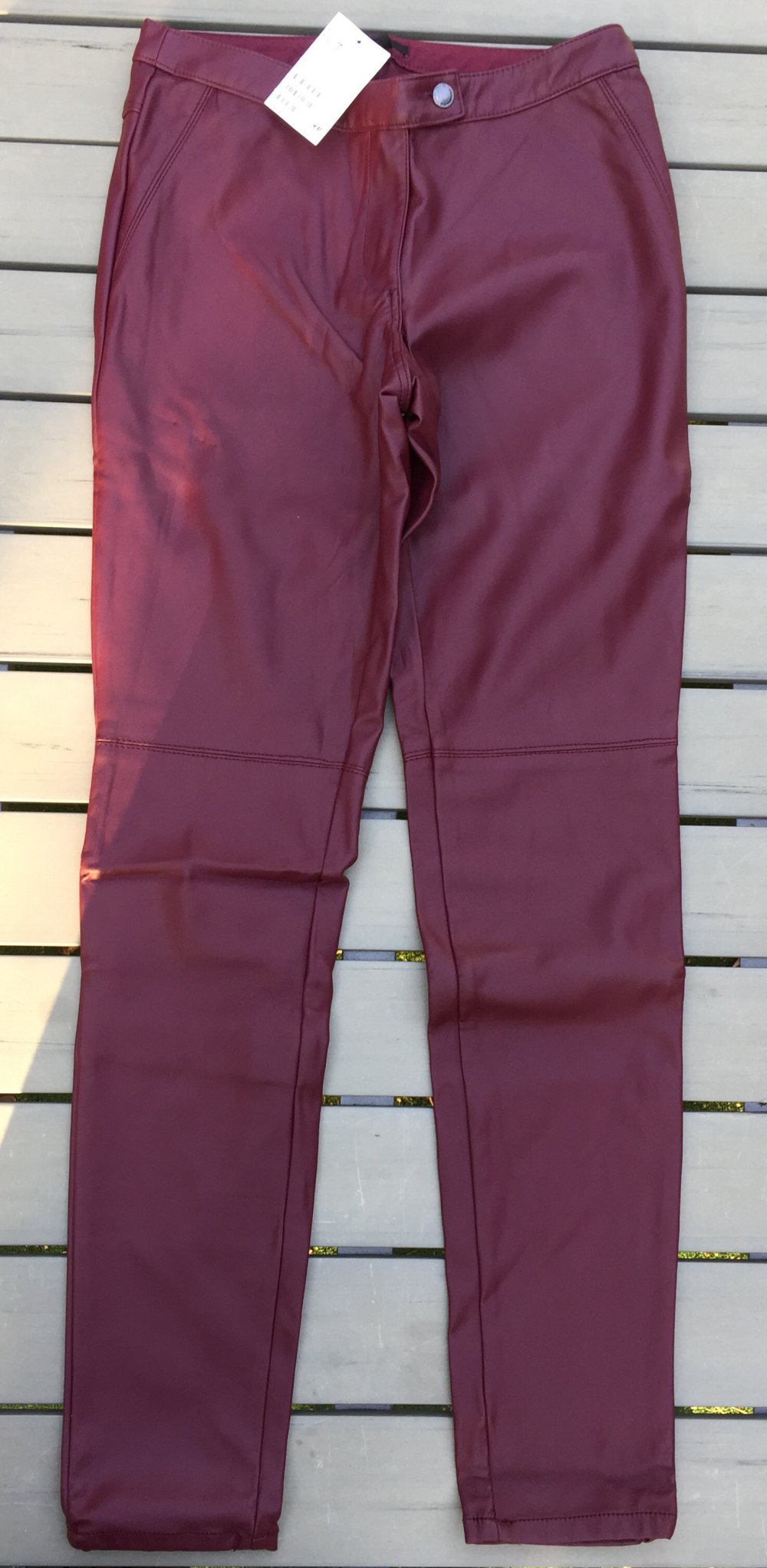 NEU: H&M Lederhose PU Lederleggings LANA DEL REY Röhre Gr. 38