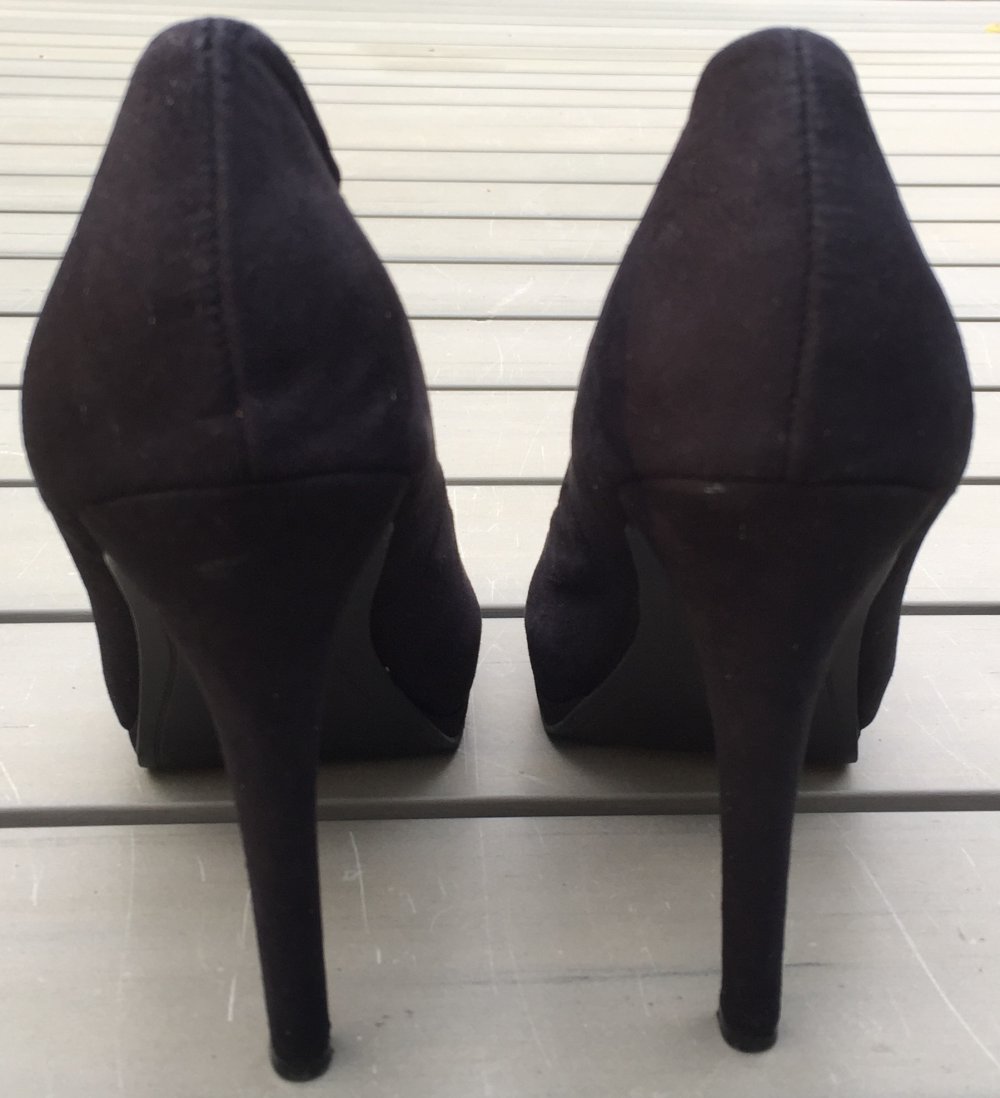 ZARA Pumps schwarz Miniplateau Gr. 37