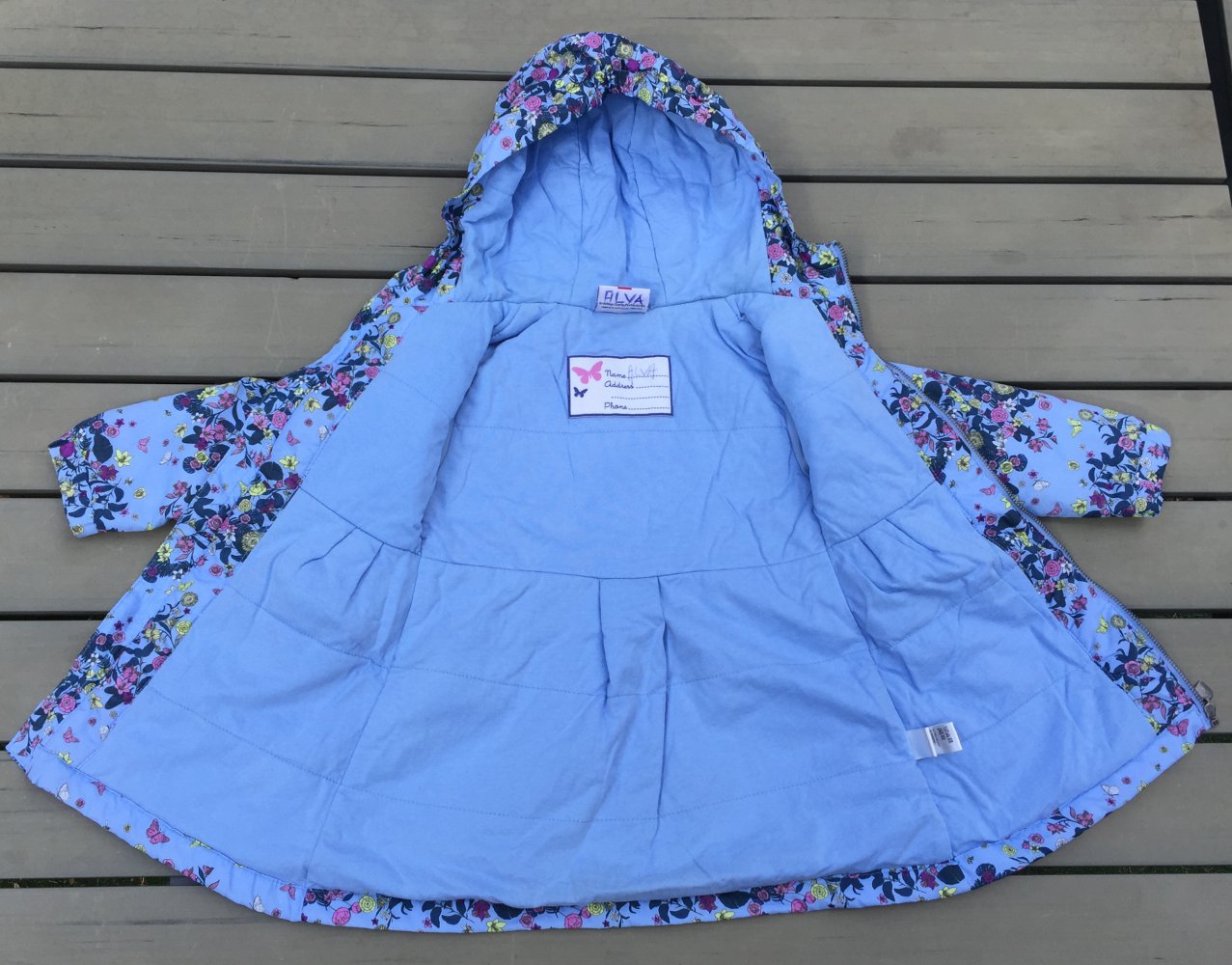 TOPOLINO Sommer PARKA Mille Fleur Gr. 98