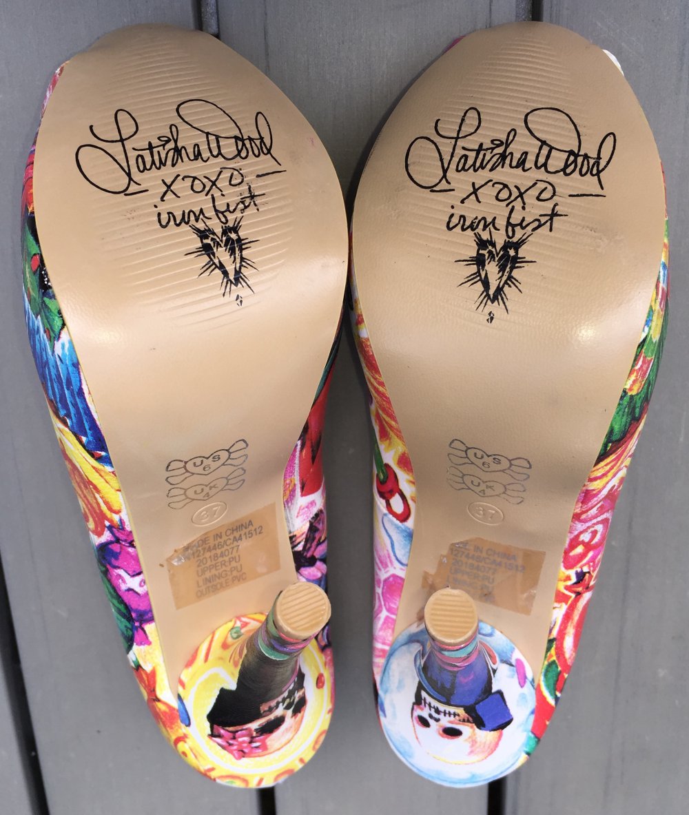 NEU: IRON FIST Latisha Wood CANDY Peeptoes Gr. 37