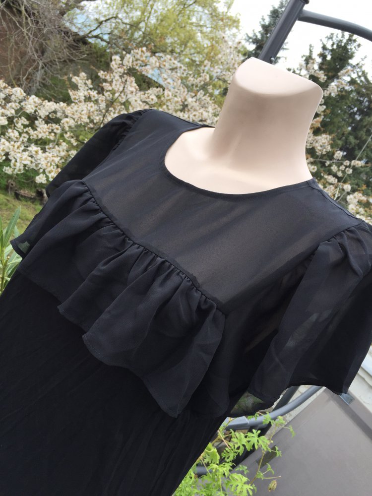 H&M Volants SHIRT Bluse TOP Blusentop Gr. M