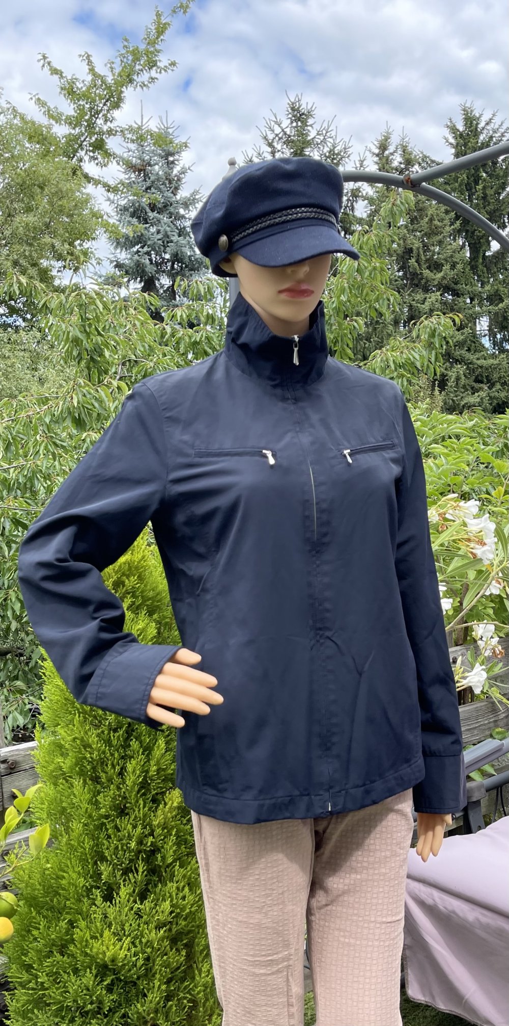 BENETTON Jacke CLEAN CHIC navyblau Gr. S