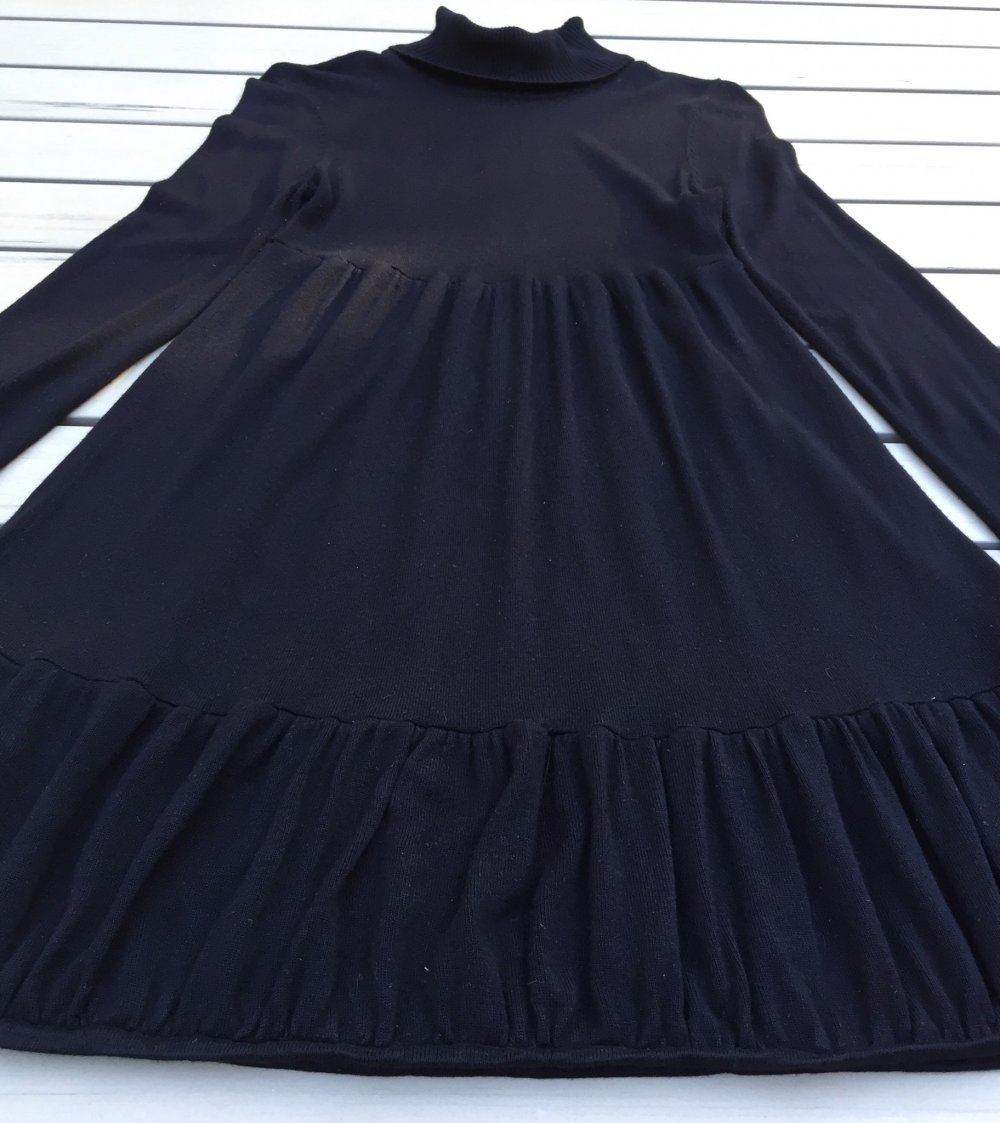 H&M Rolli STRICKKLEID Feinstrick VOALANTS KLEID Stufenrock Gr. M