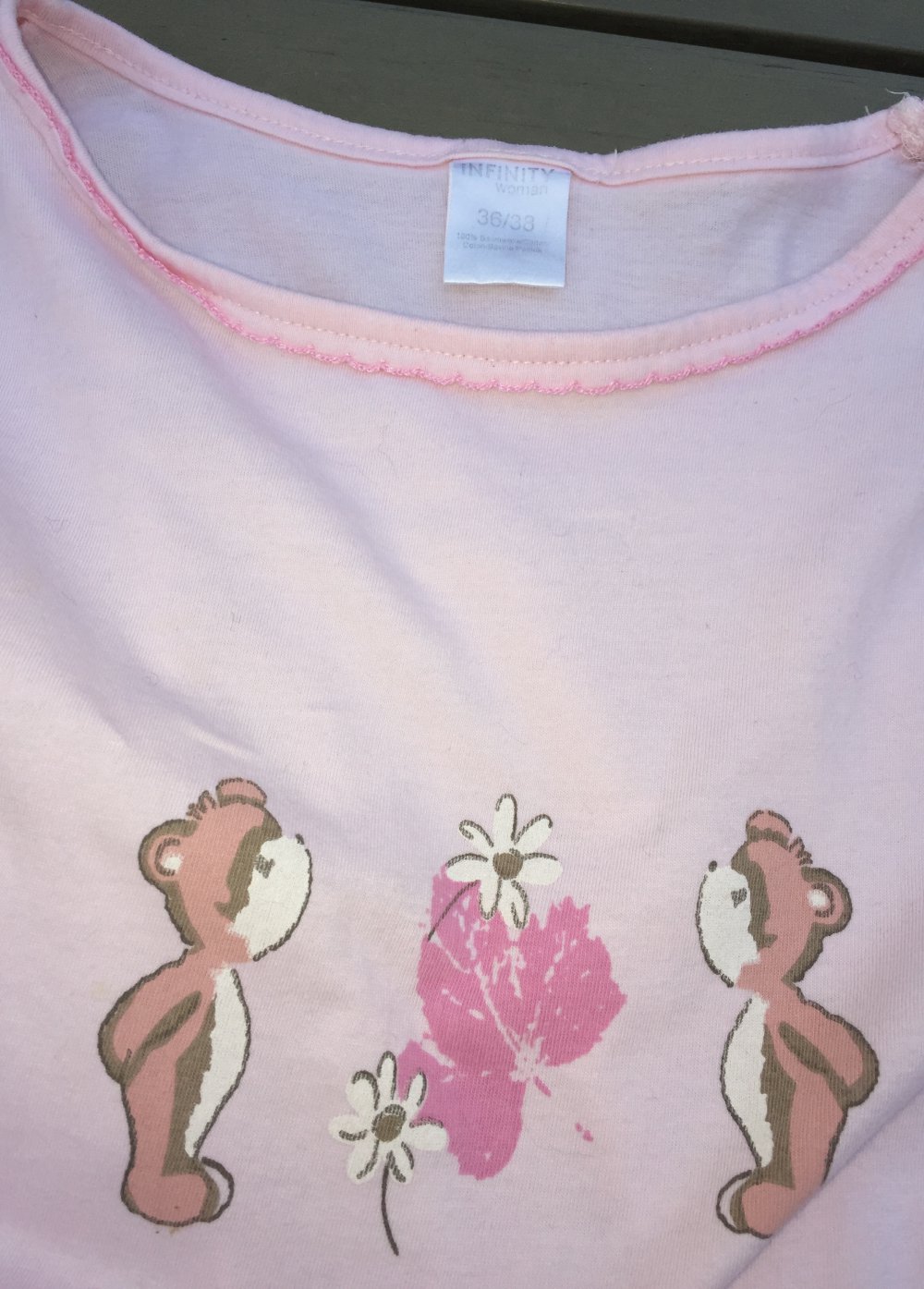 INFINITY WOMAN Longsleeve PYJAMA Oberteil Gr. 36/38