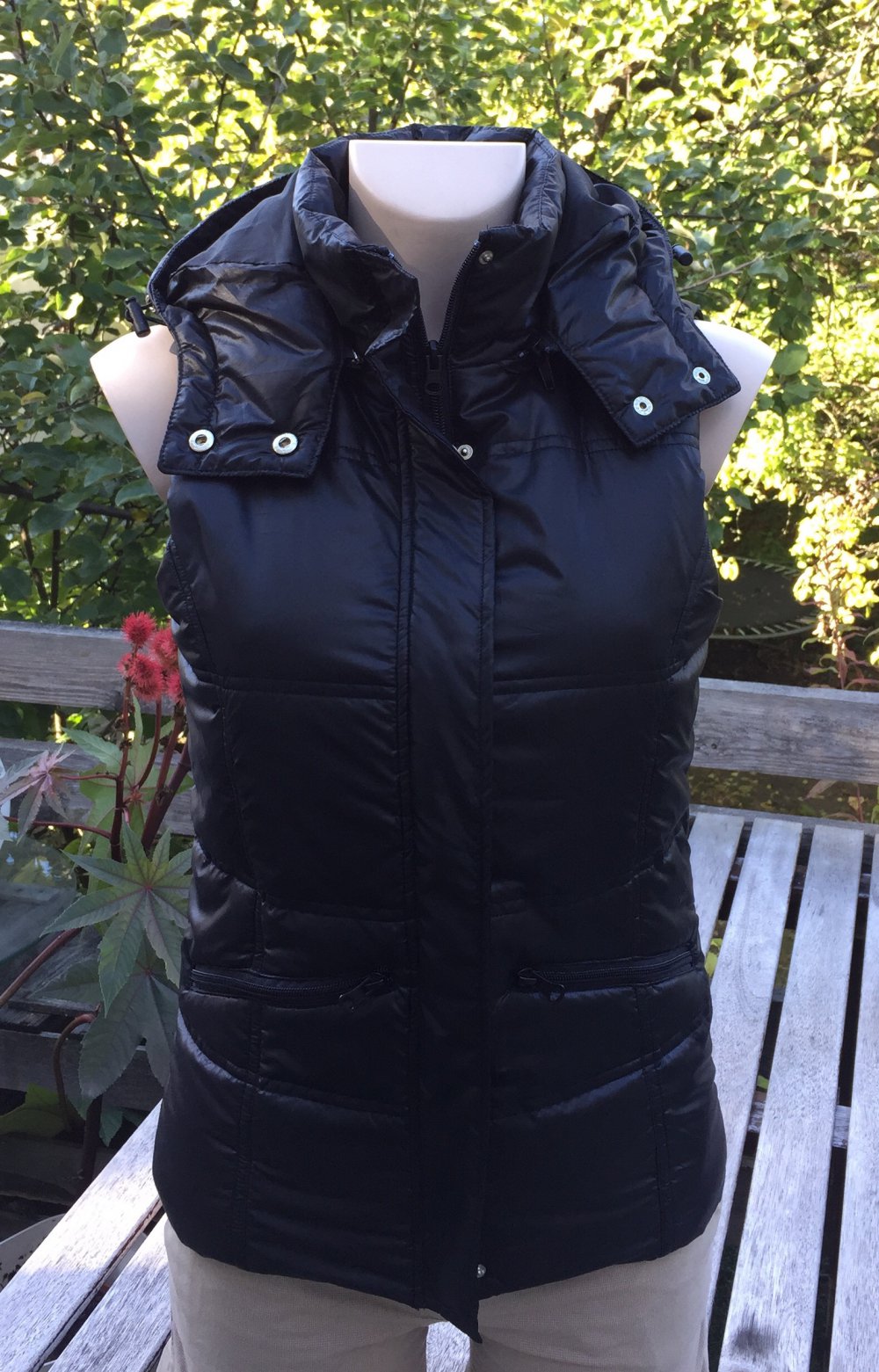 URBAN CLASSICS dicke Weste im Daunenlook Gr. S