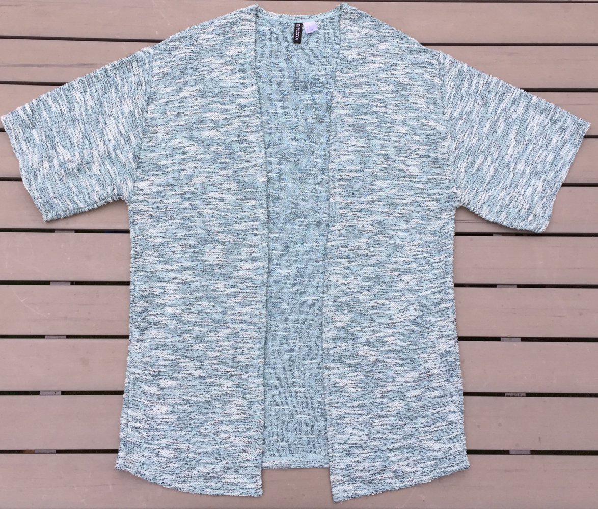 H&M Bouclé KIMONO CARDIGAN Gr. XS