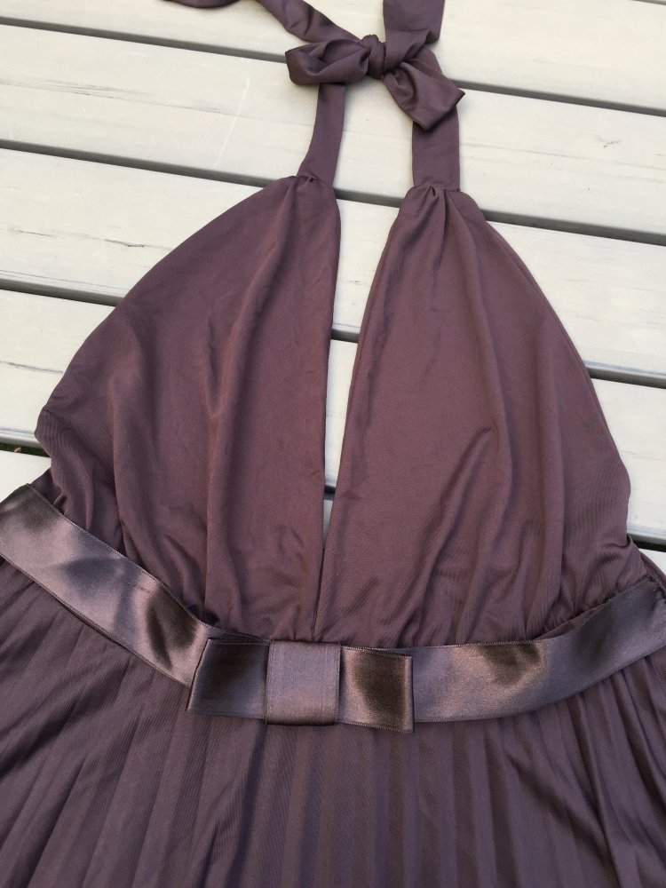 Neckholder Plissé Top Babydoll