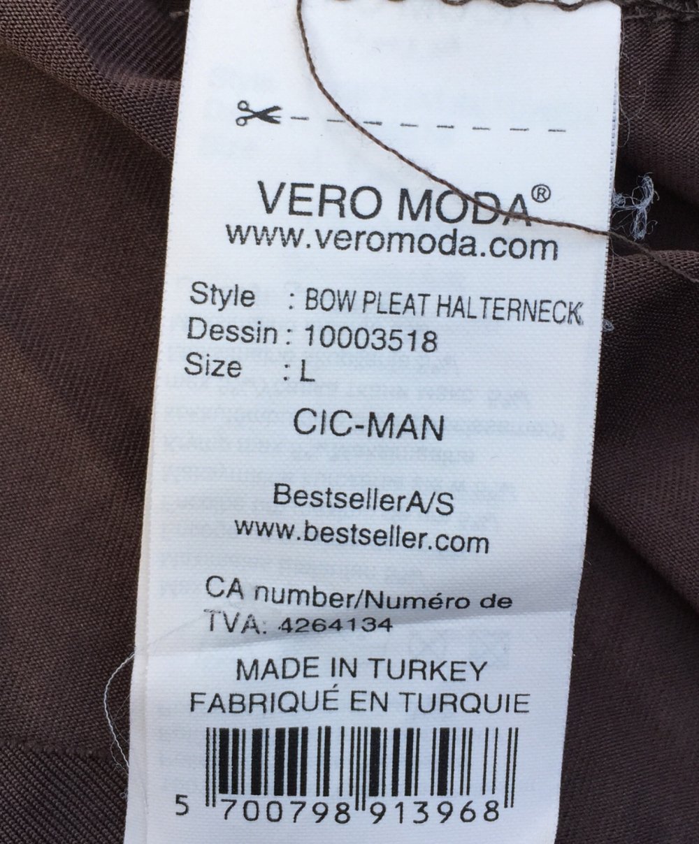 Neckholder Plissé Top Babydoll