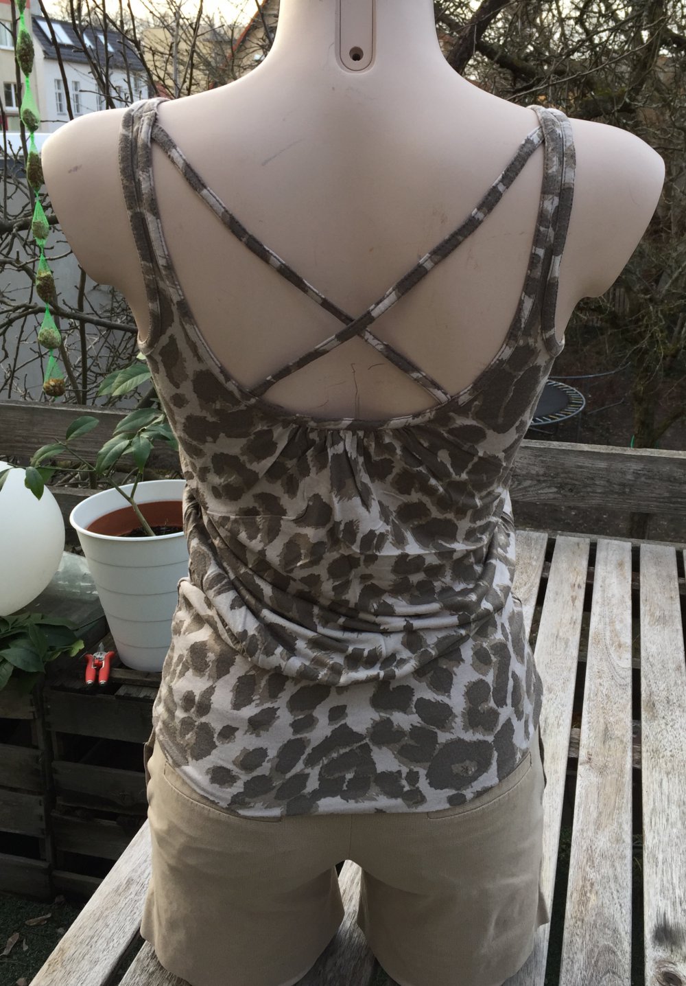 H&M Leo Top TANKTOP Gr. XS/S
