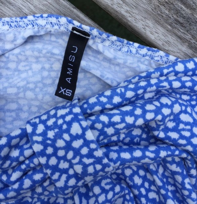 AMISU Tube Top BANDEAU Shirt