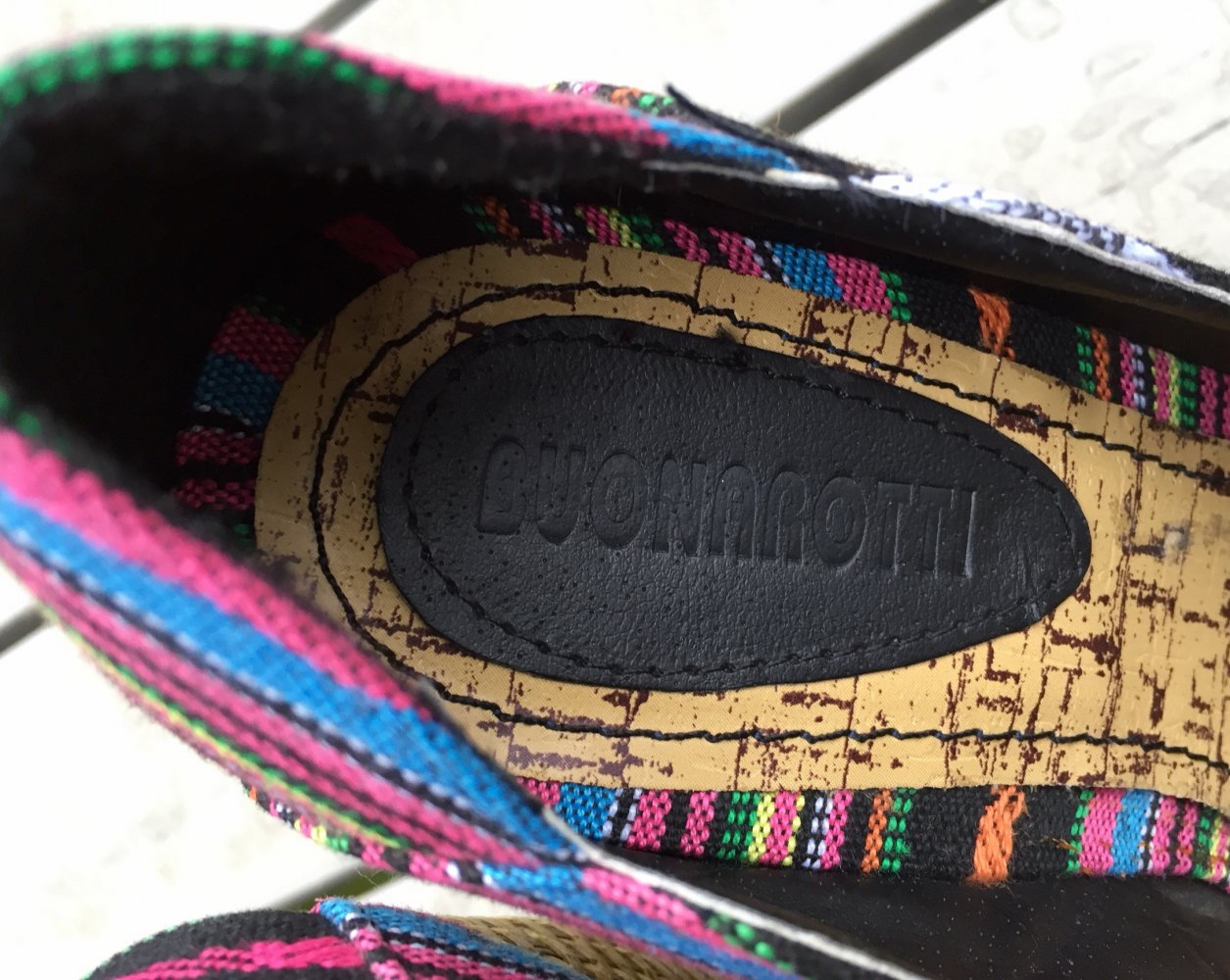 NEU: BUONAROTTI bunte WEDGES SANDALEN Peeptoes Gr. 37