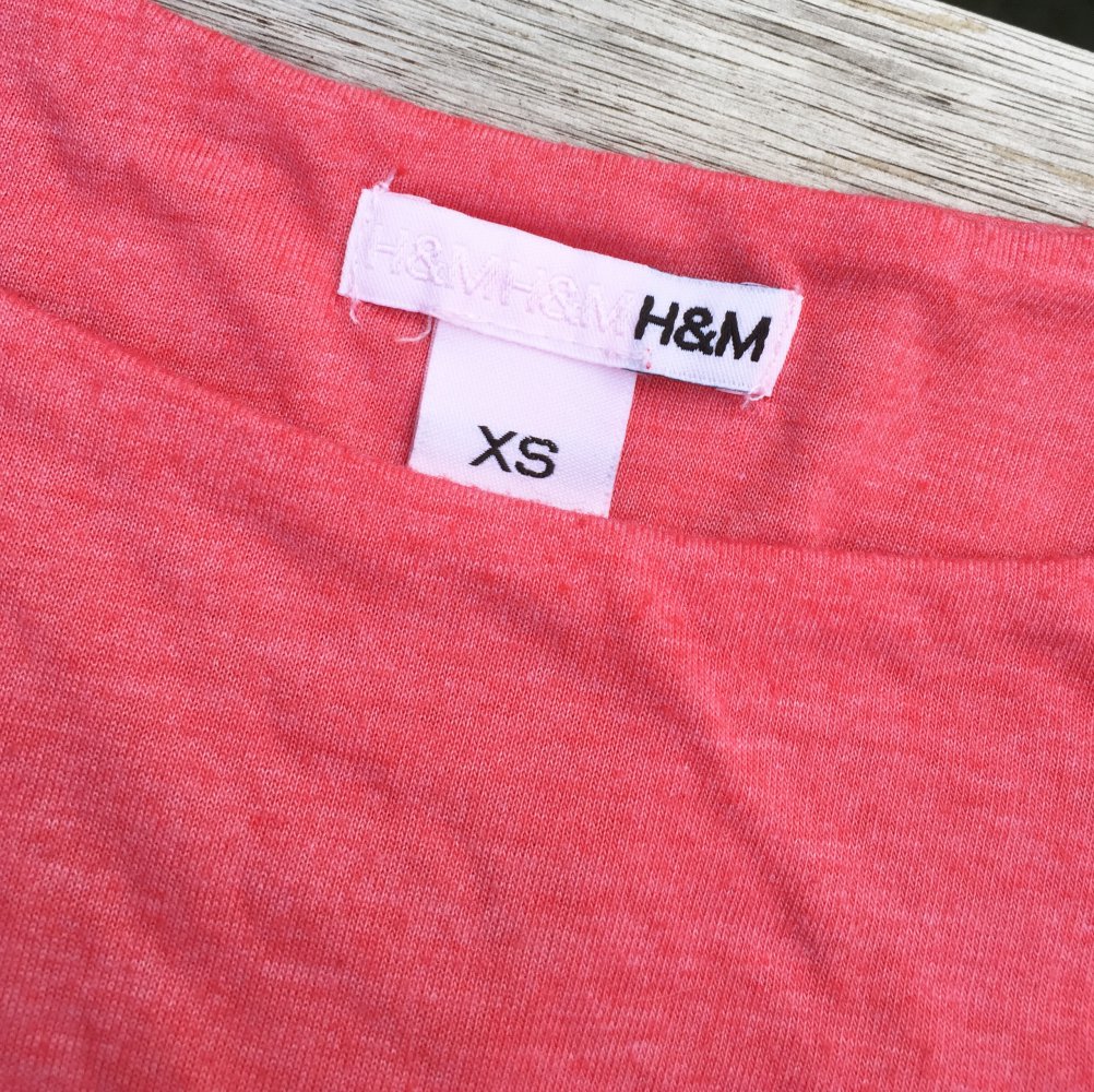 H&M Flügelärmel SHIRT TOP flamingo Gr. XS