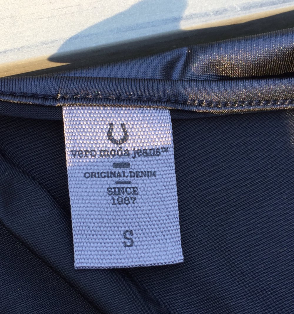 VERO MODA Neckholder KLEID glossy Partykleid LEDERLOOK Gr. S