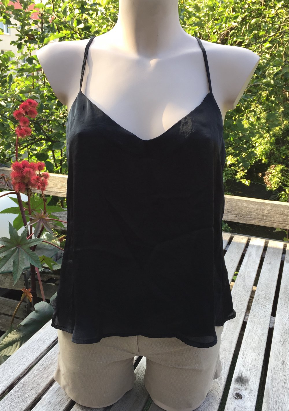 NEU: RUT & CIRCLE Camisole TOP schwarz Gr. 34