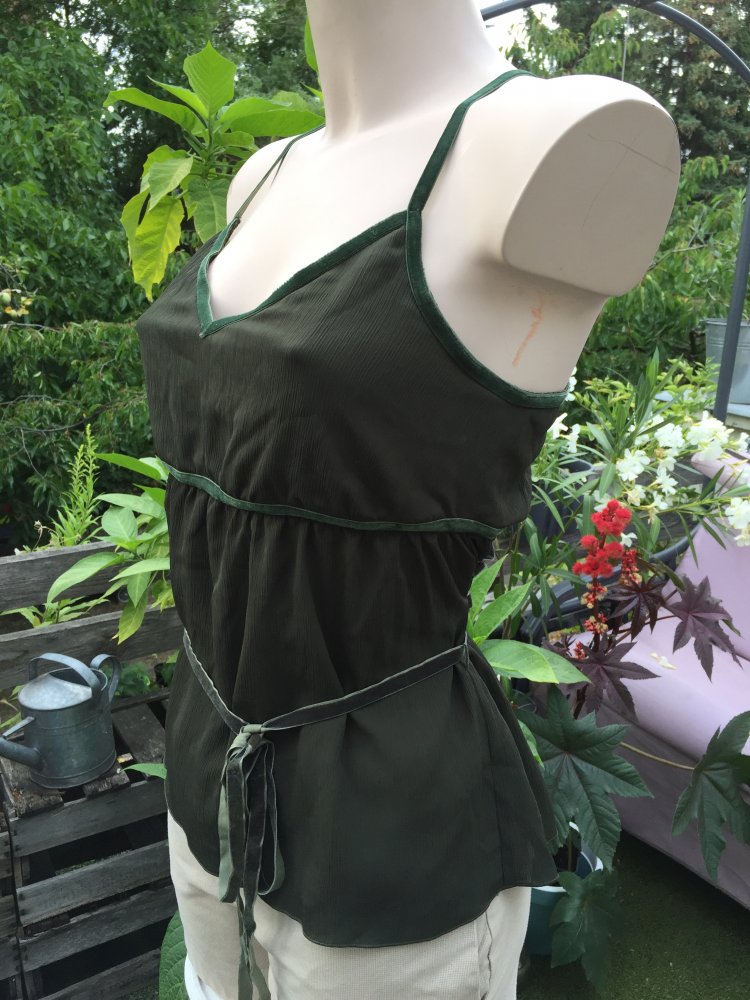 ESPRIT Top SPAGHETTITOP zum Schnüren