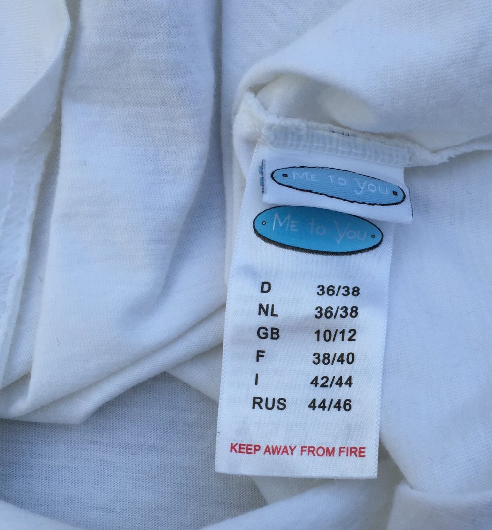 ME TO YOU PYJAMA Oberteil Gr. 36/38