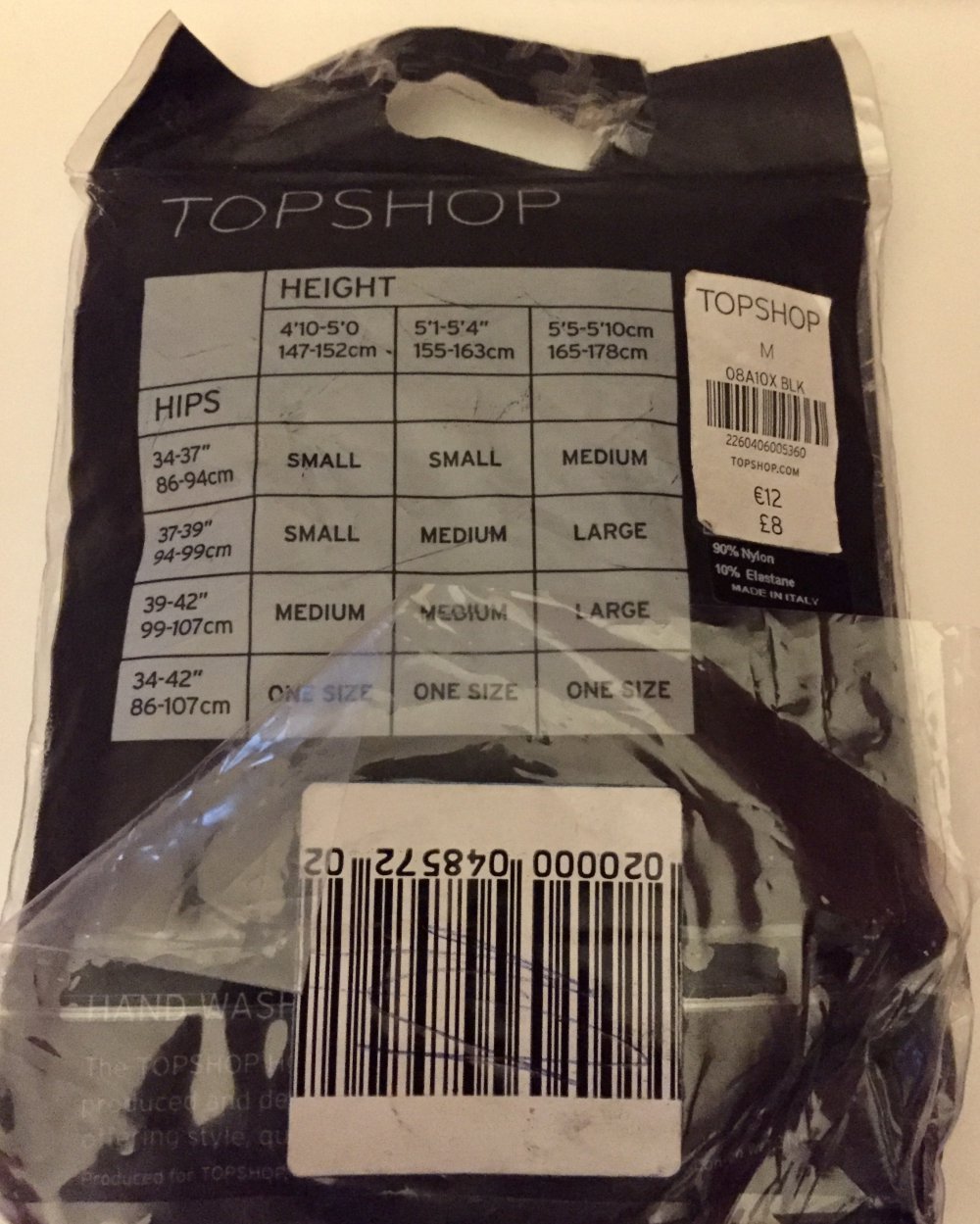 NEU: TOPSHOP Herzchen STRUMPFHOSE Gr. M