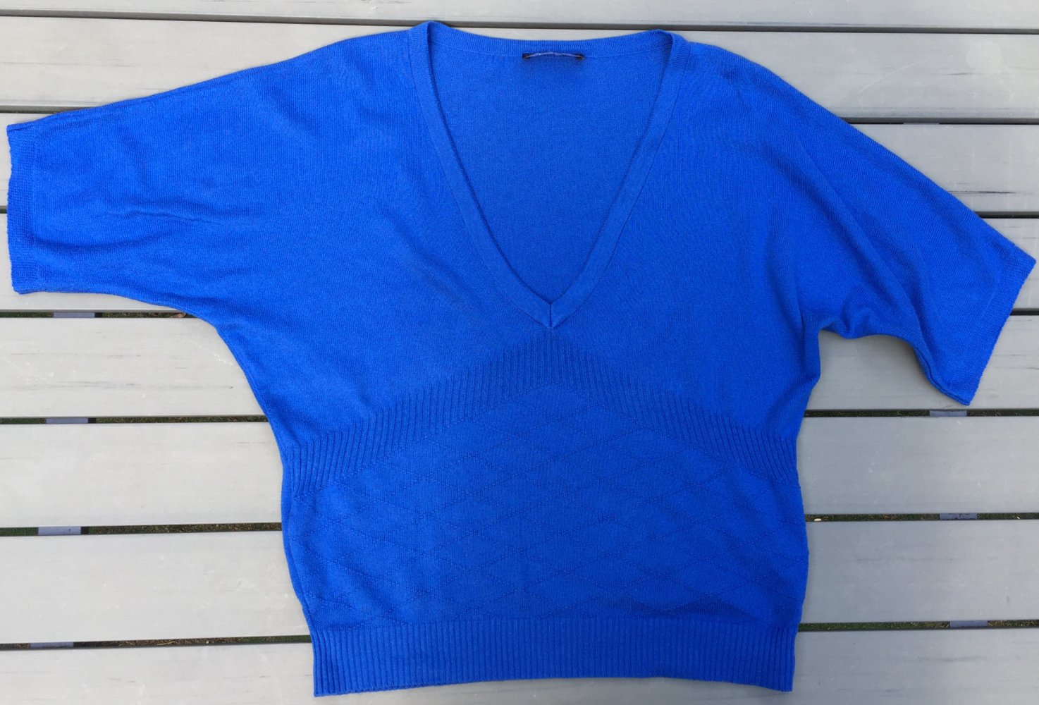 VERO MODA  Feinstrick PULLI  blau Gr. M