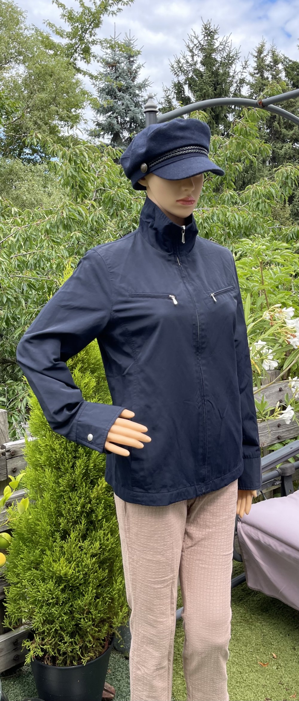 BENETTON Jacke CLEAN CHIC navyblau Gr. S