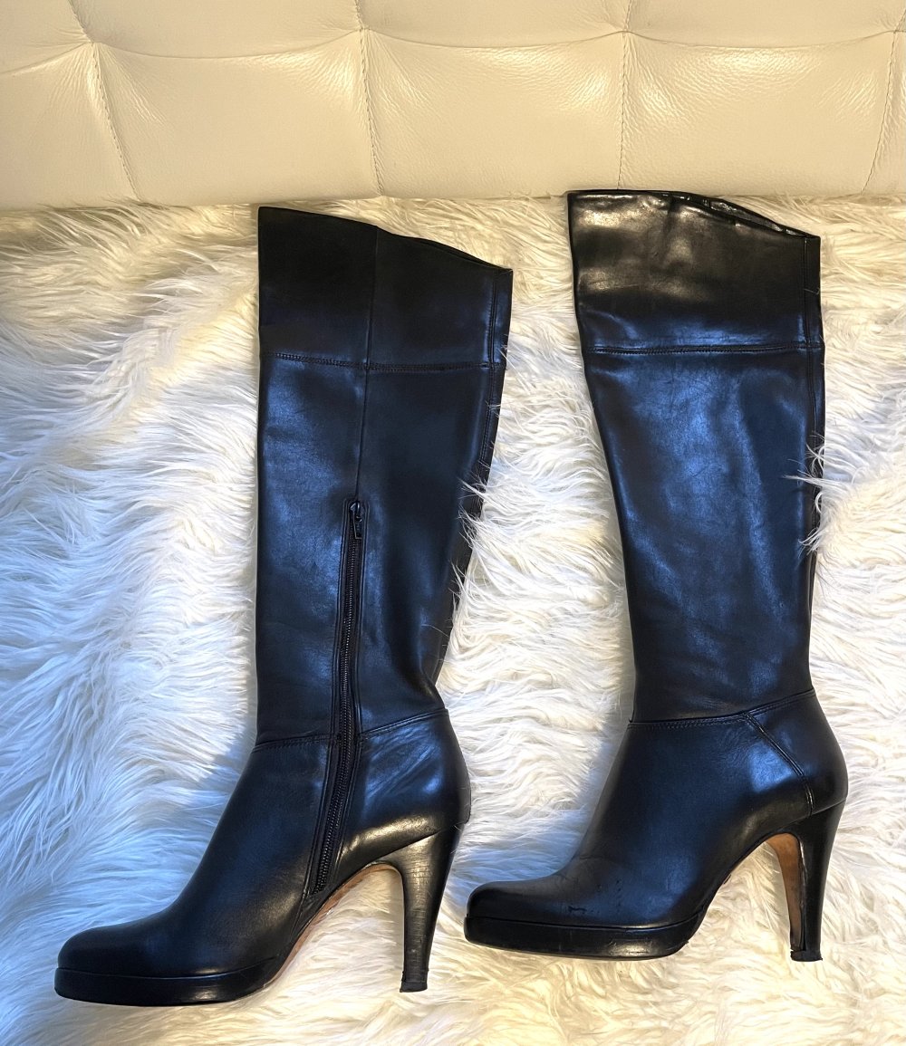 BUFFALO Vintage STIEFEL mit Mini Plateau Gr. 40