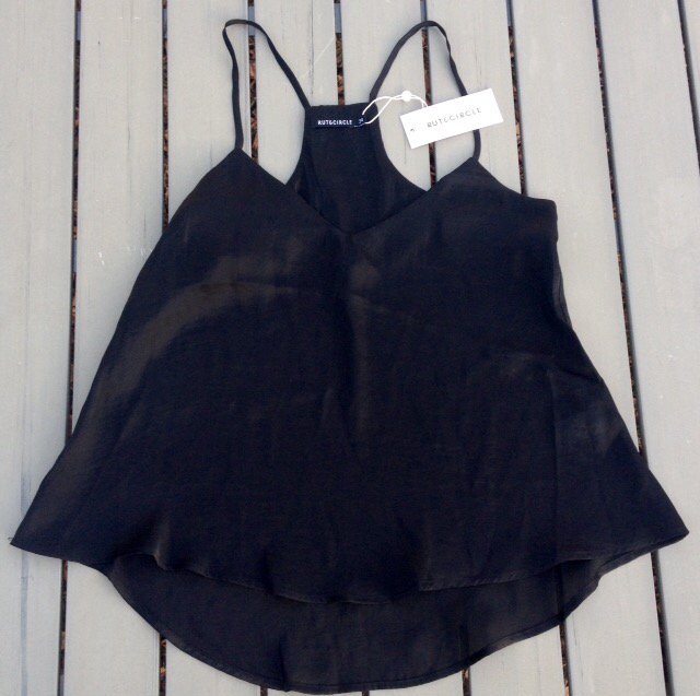 NEU: RUT & CIRCLE Camisole TOP schwarz Gr. 34