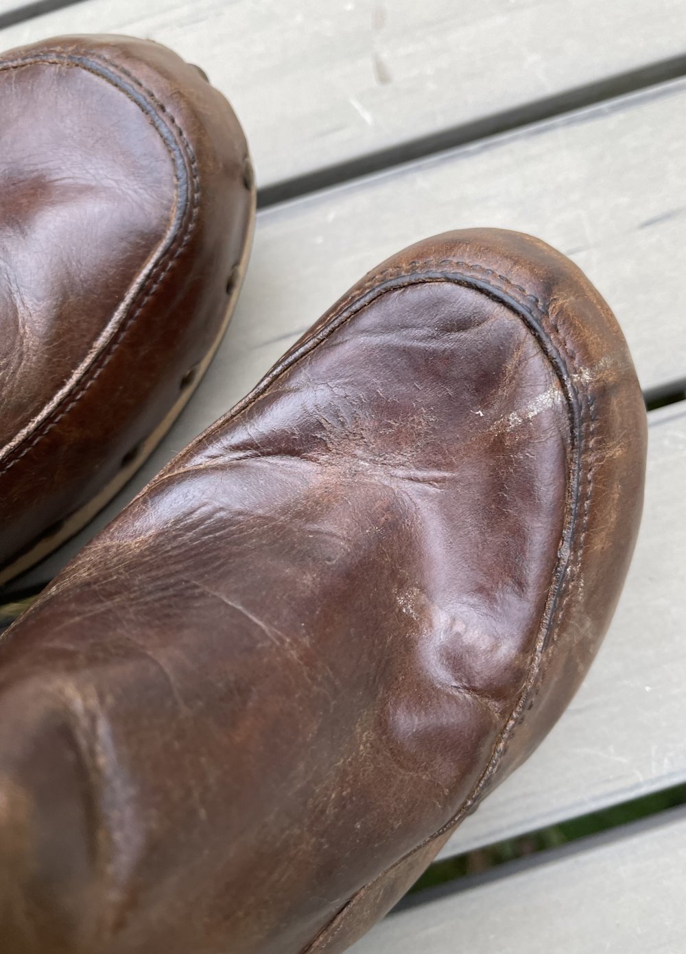 BRONX Clogs STIEFEL braun VINTAGE Gr. 40