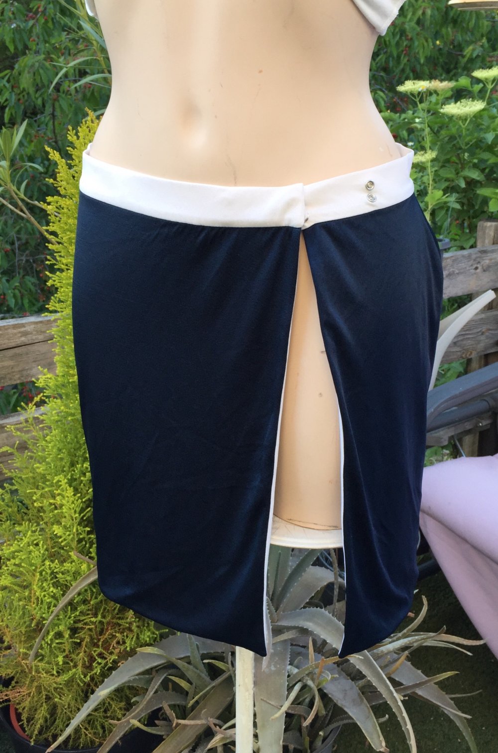 WOLFORD Mini PAREO Wickelrock maritim