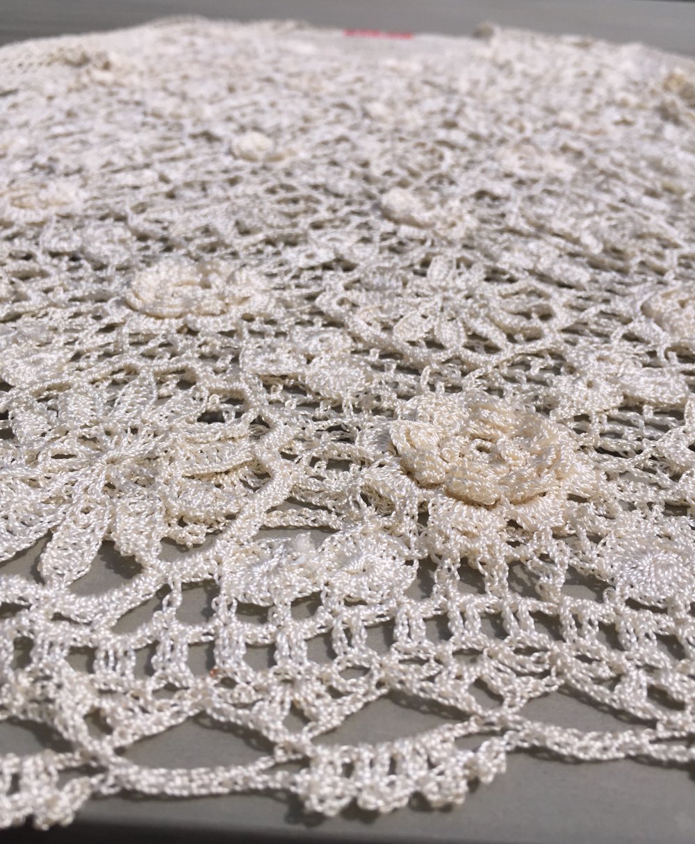 NEU: RENÉ DERHY Häkelkleid HIPPIE Strandkleid Gr. ca. S/M