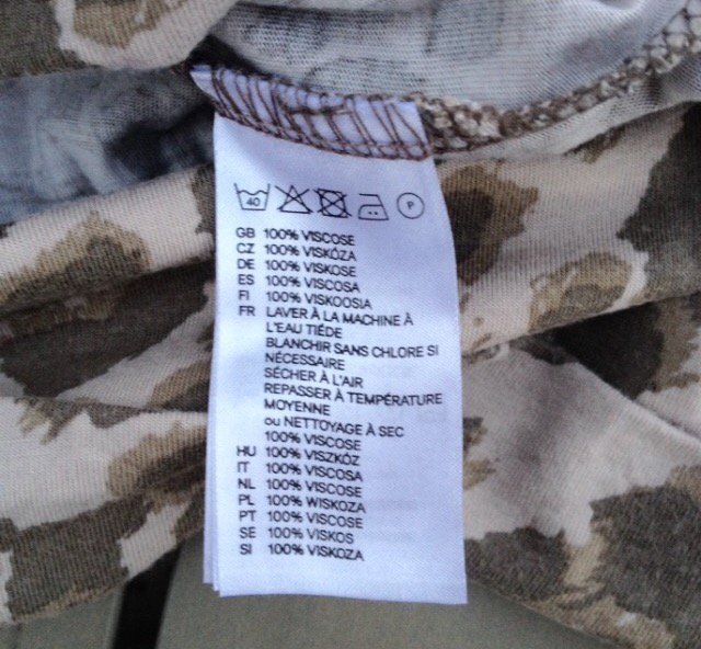 H&M Leo Top TANKTOP Gr. XS/S