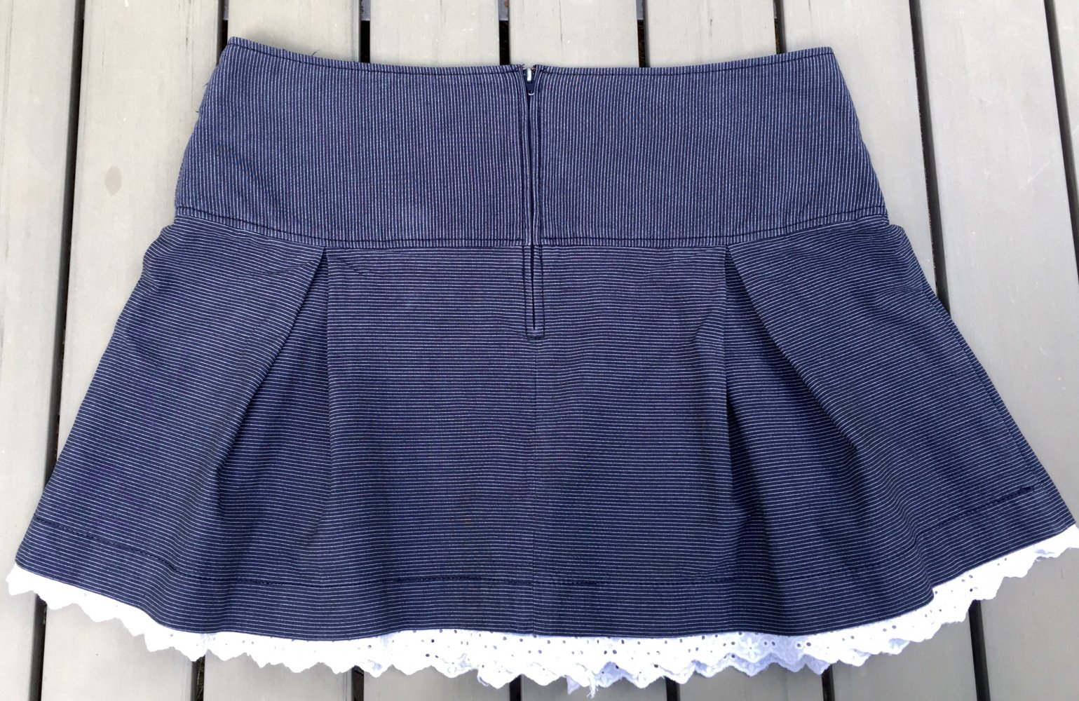 ORSAY VOLANTS Minirock mit Rüsche Gr. 38