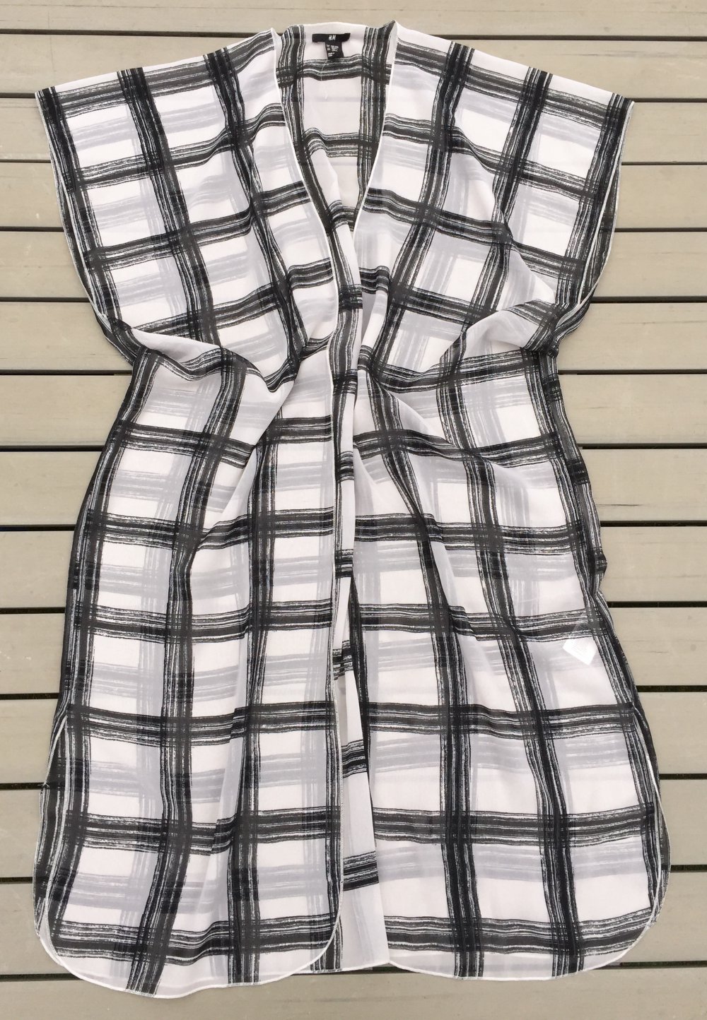 H&M Kimono Kaftan Weste CHIFFON Onesize