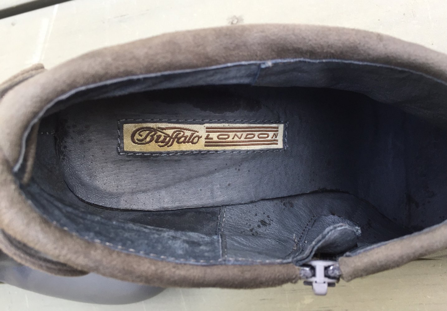 BUFFALO Stiefeletten Booties grau Gr. 40