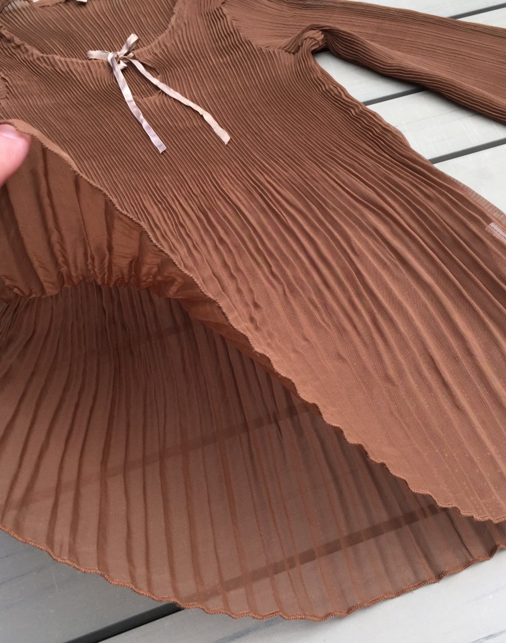 VERO MODA Plissé TUNIKA Bluse Gr. M (wie S)