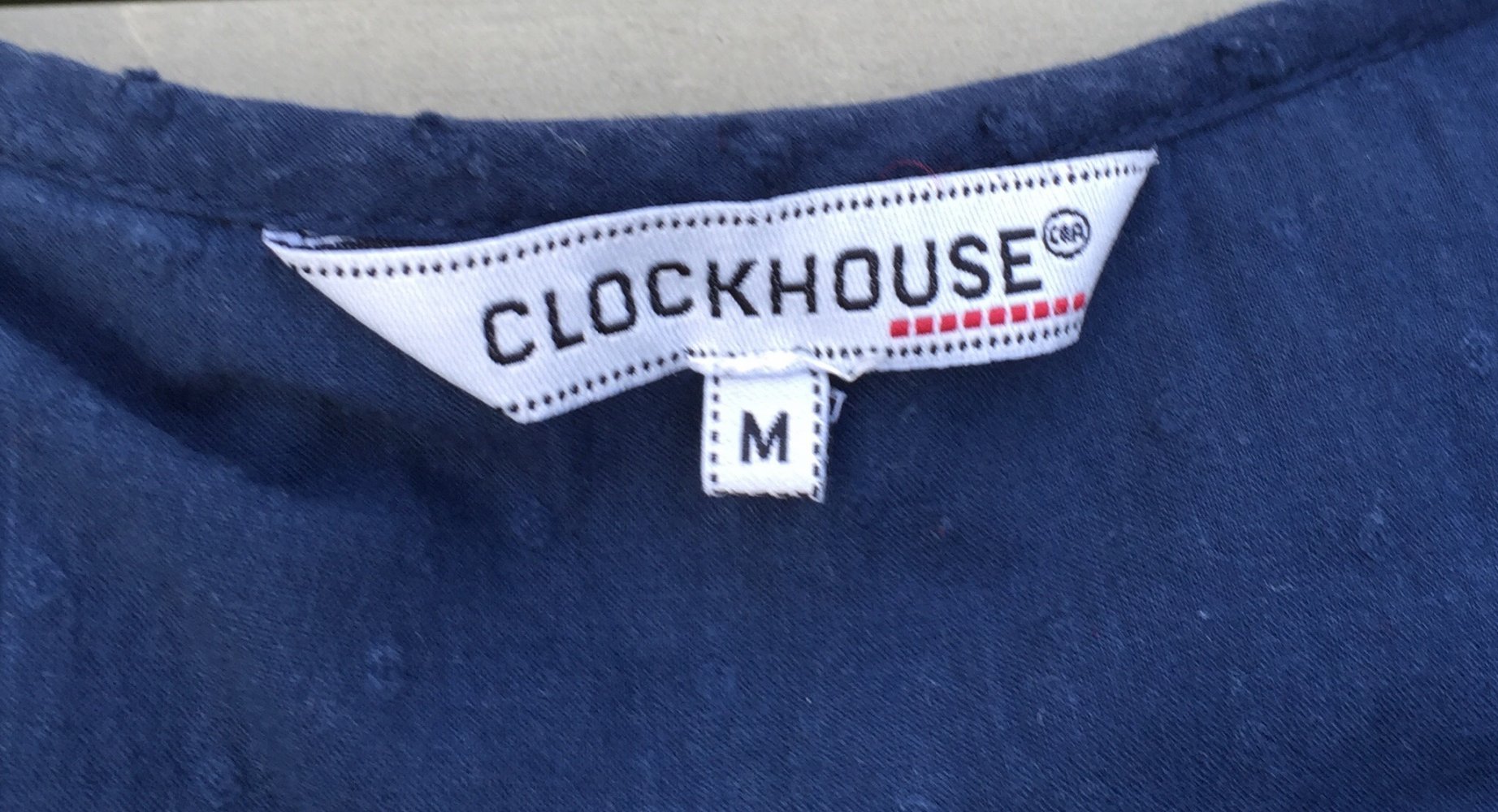 CLOCKHOUSE Sommer KLEID Volants Lochstickerei Gr. S