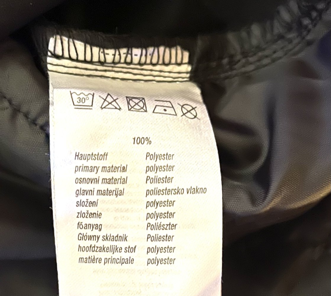 Schlupfhose JOGGPANTS mit PU Leder Details Gr. 46