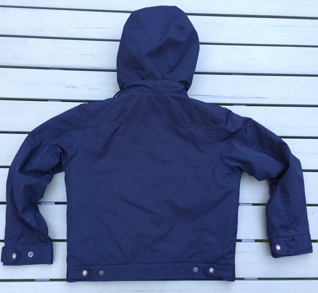 RALPH LAUREN Windbreaker COLLEGE JACKE gefüttert KAPUZE Gr. S