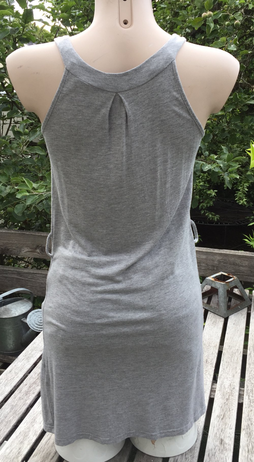 TUCHUZY? Tunika KLEID grau BlingBling Gr. S