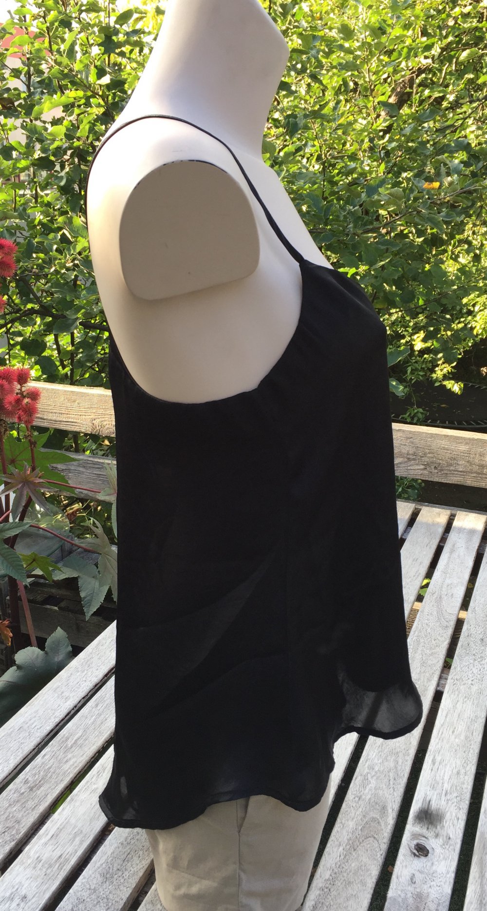 NEU: RUT & CIRCLE Camisole TOP schwarz Gr. 34