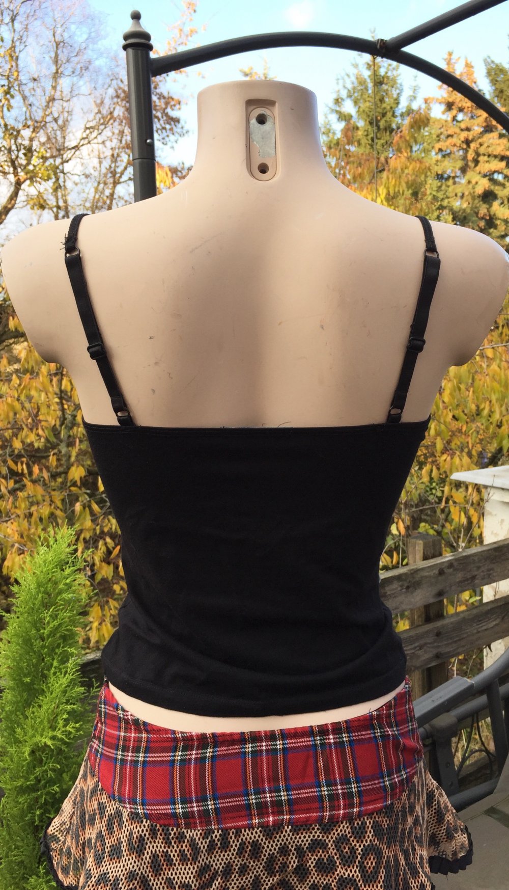 PUSSY DELUXE Rockabilly Top CORSAGE OPTIK