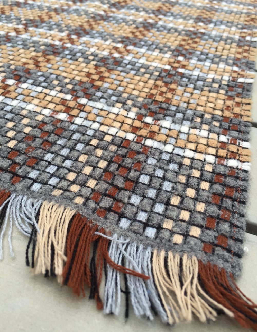 SCHAL kariert KAROSCHAL Webschal