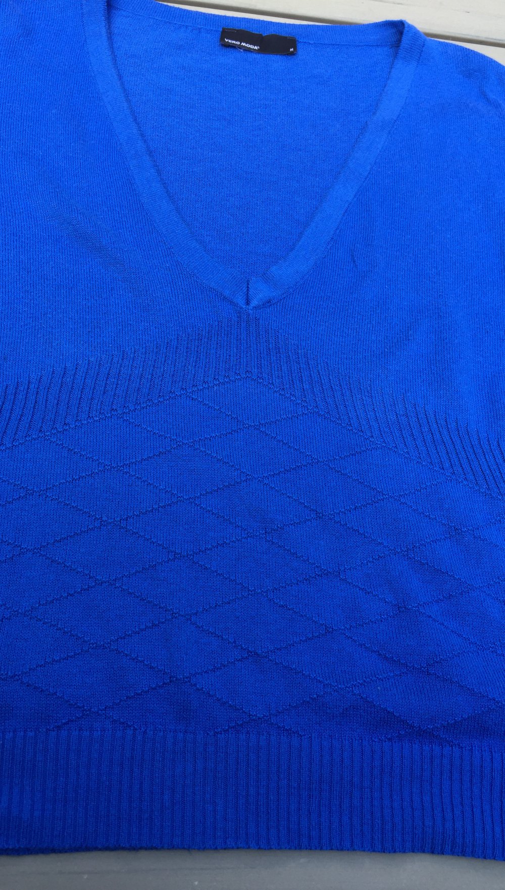 VERO MODA  Feinstrick PULLI  blau Gr. M