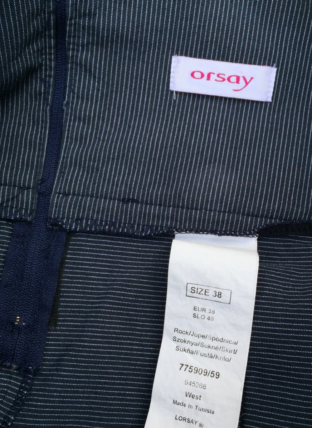 ORSAY VOLANTS Minirock mit Rüsche Gr. 38